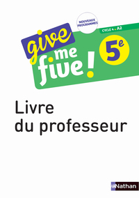 Picture of Give me five ! 5ème Livre du Professeur 2017