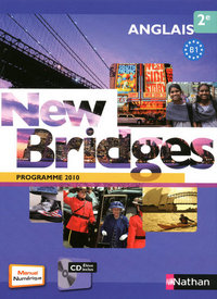 Image de New Bridges 2e + CD audio anglais Format compact B1 2010