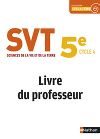 Picture of Sciences de la Vie et de la Terre 5e - Livre du professeur 2017