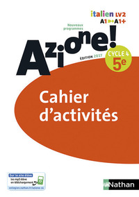 Picture of Azione ! 5ème Cahier d'activités 2017