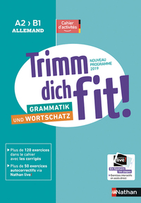 Image de Allemand 2e Cahier de langue - Trimm dich fit ! 2019