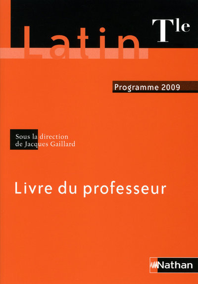 Image de Latin Terminale 2009 - Livre du professeur