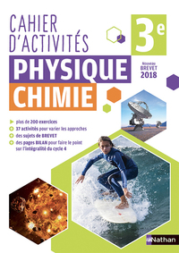 Picture of Physique Chimie 3ème - cahier d'activités - 2018