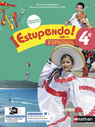 Picture of Estupendo Espagnol 4e 2017 Manuel de l'élève