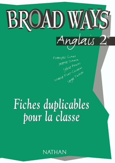 Image de BROAD WAYS 2E FICHES DUPLICABLES POUR LA CLASSE