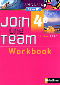 Picture of Join the team - workbook - 4ème 2012
