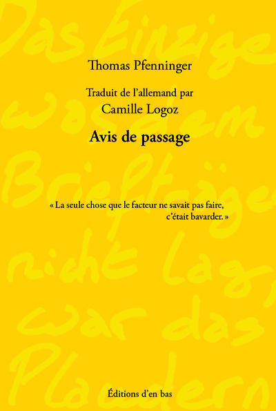 Image de Avis de passage