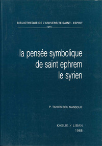 Picture of La Pensée symbolique de st Ephrem le Syrien
