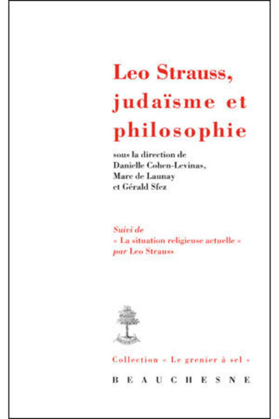 Picture of LEO STRAUSS, JUDAISME ET PHILOSOPHIE