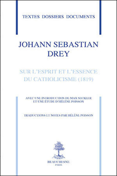 Image de SUR L'ESPRIT ET L'ESSENCE DU CATHOLICISME (1819)