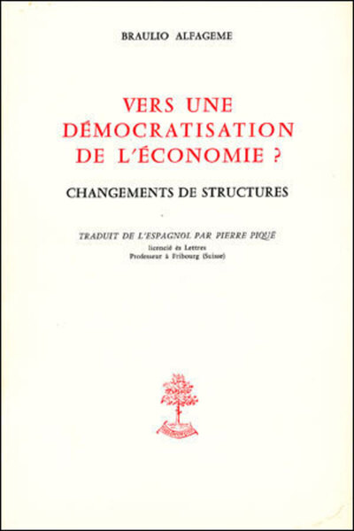 Picture of VERS UNE DEMOCRATISATION DE L'ECONOMIE