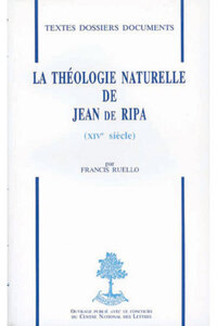 Picture of LA THEOLOGIE NATURELLE DE JEAN DE RIPA - XIVE SIECLE - N 15