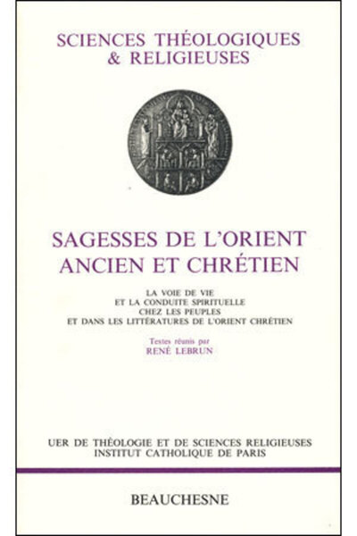 Picture of SAGESSES DE L'ORIENT ANCIEN ET CHRETIEN