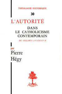 Picture of TH N30 - L'AUTORITE DANS LE CATHOLICISME CONTEMPORAIN