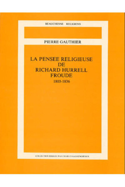 Picture of LA PENSEE RELIGIEUSE DE RICHARD HURREL FROU