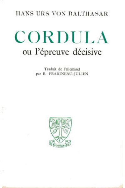 Picture of CORDULA OU L'EPREUVE DECISIVE