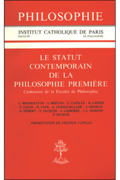 Picture of LE STATUT CONTEMPORAIN DE LA PHILOSOPHIE