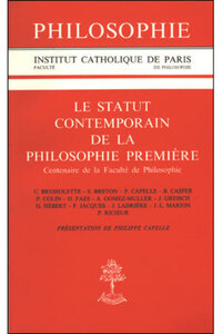 Picture of LE STATUT CONTEMPORAIN DE LA PHILOSOPHIE