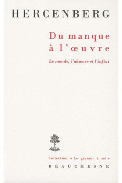 Picture of DU MANQUE A L'OEUVRE