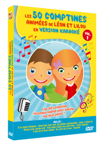 Picture of 50 COMPTINES ANIMEES DE LEON ET LILOU KARAOKE (LES) - VOL1