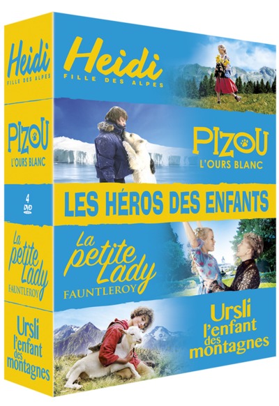 Image de LES HEROS DES ENFANTS : HEIDI + PETITE LADY + PIZZOU + URSLI