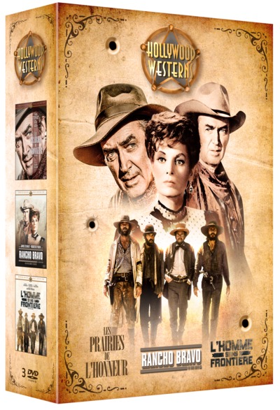 Image de COFFRET 3 WESTERNS DE LEGENDE : LES PRAIRIES DE L'HONNEUR + L'HOMME SANS FRONTIERE + RANCHO BRAVO