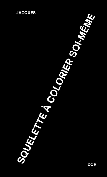 Picture of Squelette à colorier soi même