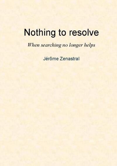 Picture of Nothing to resolve