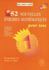 Picture of 52 NOUVELLES ENIGMES POUR TOUS 4/3