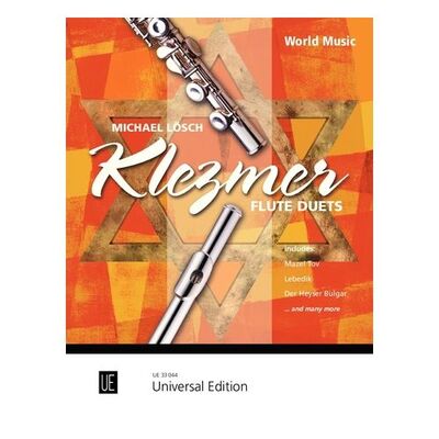 Image de MICHAEL LOSCH : KLEZMER FLUTE DUETS ( 2 FLUTES ) - 13 DUOS