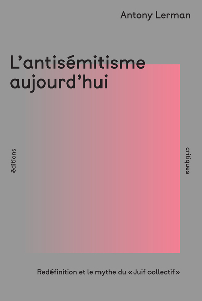 Image de L'Antisémitisme aujourd'hui