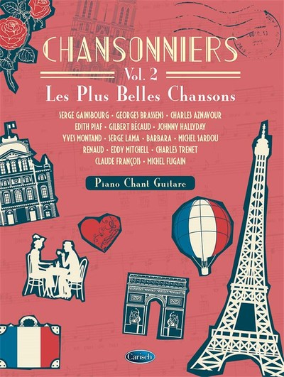 Image de CHANSONNIERS VOL. 2 - LES PLUS BELLES CHANSONS - PIANO, VOIX & GUITARE