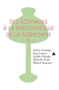 Image de Des écrivains à la bibliothèque de la Sorbonne