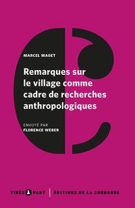 Image de Remarques sur le village comme cadre de recherches anthropologiques