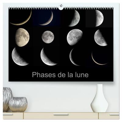 Image de Phases de la lune (Calendrier mural haut de gamme 2027 DIN A2 vertical), CALVENDO calendrier mensuel