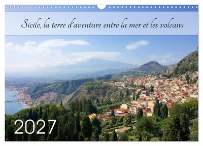 Image de Sicile, la terre d'aventure entre la mer et les volcans (Calendrier mural 2027 DIN A3 vertical), CALVENDO calendrier mensuel