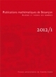 Image de Publications mathématiques de Besançon, 2012/1