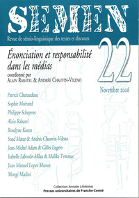 Picture of Semen, n° 22/novembre 2006