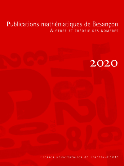 Picture of Publications mathématiques de Besançon, 2020