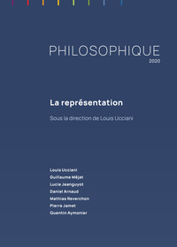 Image de PHILOSOPHIQUE 2020. LA REPRESENTATION