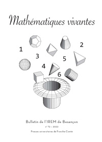 Picture of Mathématiques vivantes : Bulletin de l'IREM de Besançon, no 72
