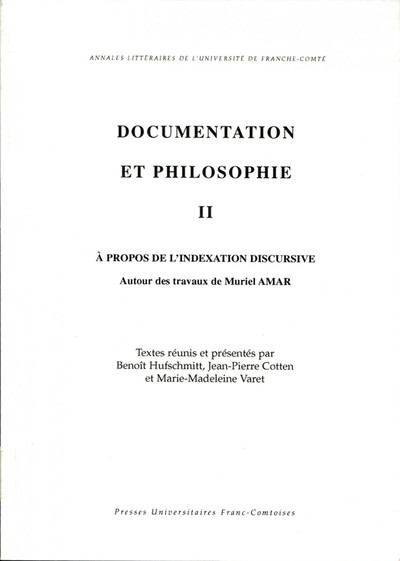 Picture of Documentation et philosophie