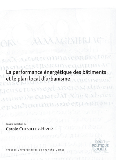 Picture of La performance énergétique des bâtiments et le plan local d'urbanisme