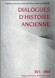 Picture of Dialogues d'histoire ancienne, n° 33-1/2007