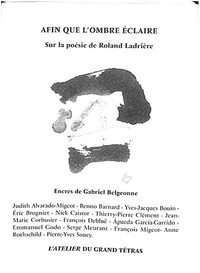Picture of AFIN QUE L'OMBRE ECLAIRE : SUR LA POESIE DE ROLAND LADRIERE