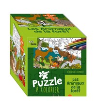 Picture of PUZZLE A COLORIER - LES ANIMAUX DE LA FORET