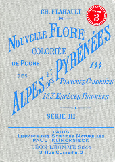 Picture of Nouvelle flore coloriée de poche des alpes et des pyrénées (volume 3)