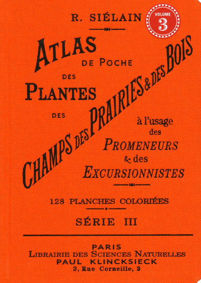 Picture of Atlas de poche des plantes des champs des prairies & des bois (série III) à l'usage des promeneurs
