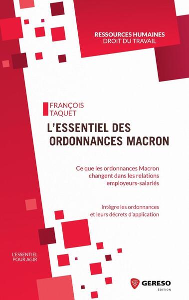 Picture of L'essentiel des ordonnances Macron