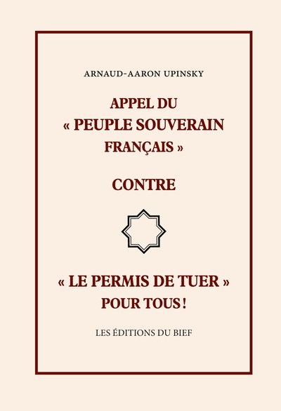 Image de Appel du  « peuple souverain français » contre « le permis de tuer » pour tous !